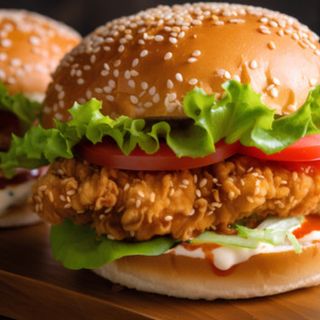Hamburger  Poulet crispy 
