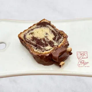Cake Marbré Chocolat Rocher Noisettes