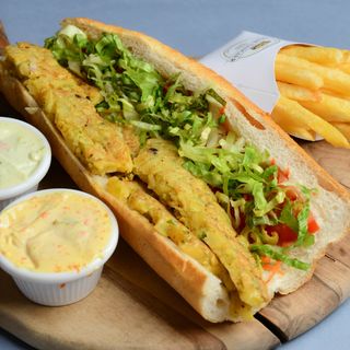 Pocadillo Tortilla avec frites