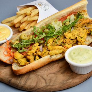 Pocadillo Poulet avec frites