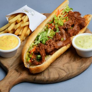 Pocadillo Saucisse avec frites
