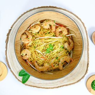 Nouille thai crevette