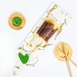Brochettes boeuf fromage