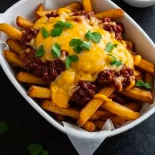 Frite dinde fumée