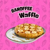 Banoffee waffle
