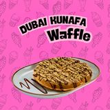 Dubai kunafa waffle