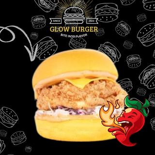 Spicy Chicken Burger & Fry