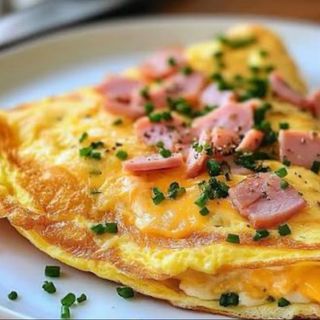 Omelettes Fromage Et Charcuterie