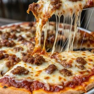 Pizza viande hachée 