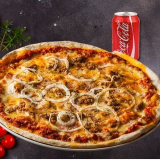 Pizza Viande Hachée+soda