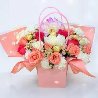Sweet Floral Gift Basket