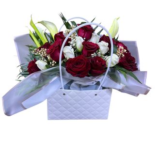 Red & White Basket