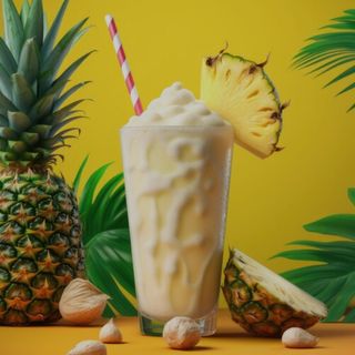 Milk shake Ananas