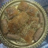 صحن حلويات شاميه مشكلة  صغير 