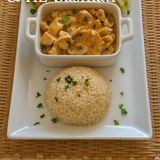 Émincé De Poulet Au Champignons