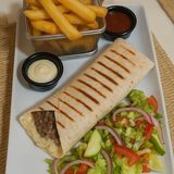 Wrap poulet crudités