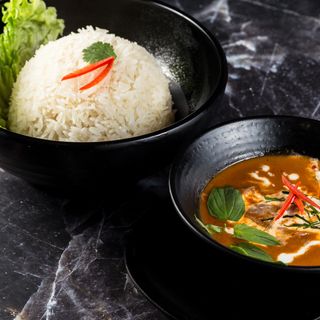 Curry rouge poulet croustillant