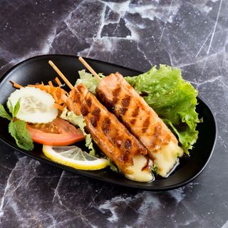 Brochette saumon fromage