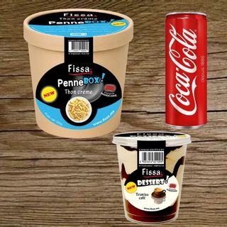 Menu Pastabox + dessert + boisson