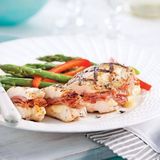 Suprême de poulet farci au jambon