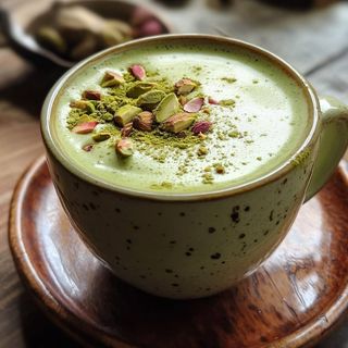 Latte pistachio
