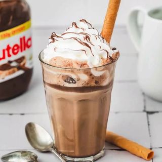 Iced nutella latte 