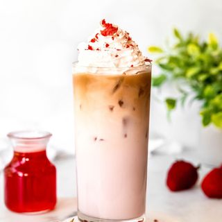 Iced fruit rouge latte 