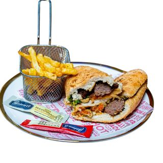 Sandwich viande hachée