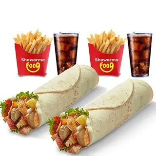 Shawarma duo menu