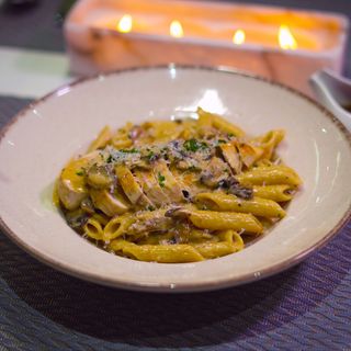 Penne Poulet Champignons