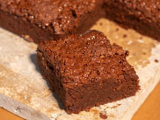 Fondant au chocolat crunchy (part)