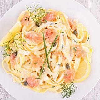 Tagliatelle al salmone affumicato