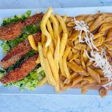 Plat chicken sauce champignon،