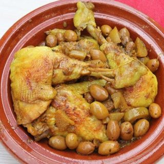 Tajine de poulet au citron