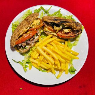 Sandwich mixte sur feu de Bois 