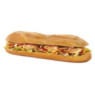 Sandwich poulet sur feu de bois