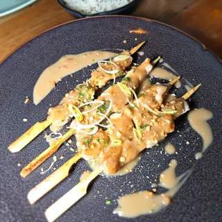 Brochettes de poulet thaï