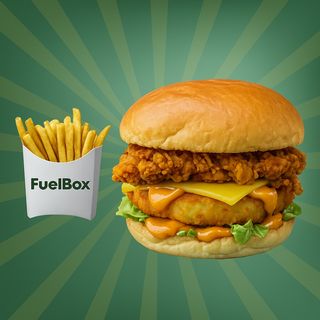 Spicy Tower Bridge Burger