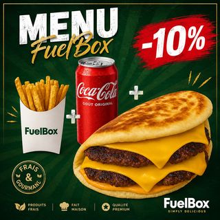 Menu Double Smash Msemen ( Spicy)
