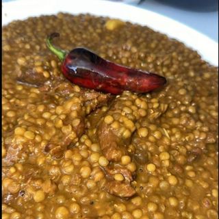 Plat lentille grande taille