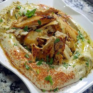 Houmos chawarma poulet