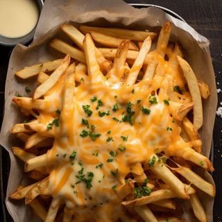 Frites cheddar