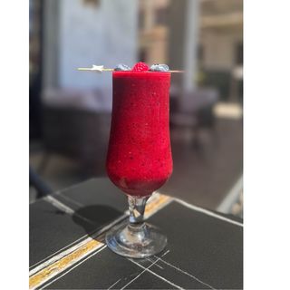 Smoothie fruits rouge