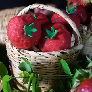 Trompe l'oeil fraise
