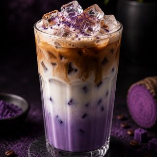 ICED UBE ESPRESSO LATTE