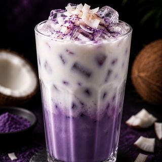 ICED UBE COCONUT LATTE