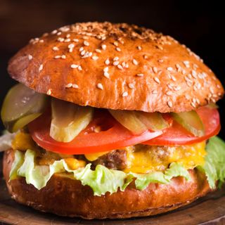 Indian Burger Au Poulet Croustillant