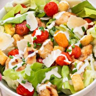Salade Caesar Au Poulet Pané