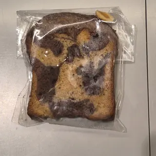 Part de cake marbré