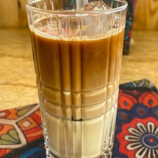 Iced matcha latte
